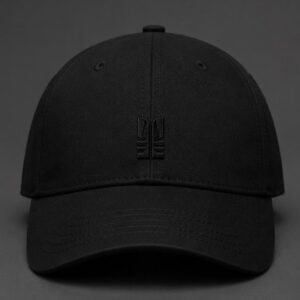 Premium Black Logo Cap